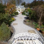 Full view of the landscaped garden in Rothwell