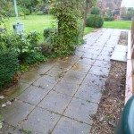 Another view of the patio area before TDJ Construction began work.