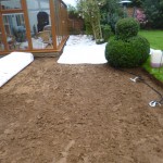 Removal of the spoil and the Geotextile Membrane.