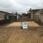 The site after the Land Clearance was completed.