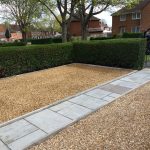Gravel driveway in Market Harborough.