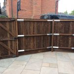 A view of the garden after it was landscaped by TDJ Construction.