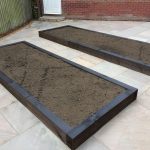 The newly landscaped garden in Kettering.