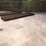 The Indian Sandstone patio in Kettering.