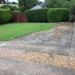 The driveway before TDJ Construction began work.