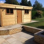 For the same customer TDJ Construction also constructed an outbuilding base.