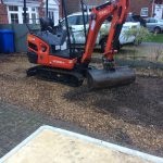 The driveway before TDJ Construction began work.