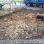 The existing driveway in Corby.