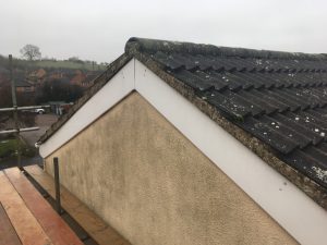 Roof in need of repair in Market Harborough