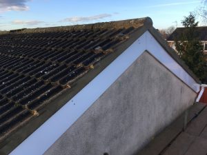The roof in Market Harborough after the repairs were carried out by TDJ Construction.