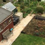 The newly installed path in Stanion Corby.