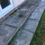 The existing patio in Kettering, Corby, Market Harborough.
