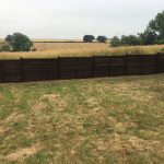 A new fence was installed at this property in Market Harborough, Corby.