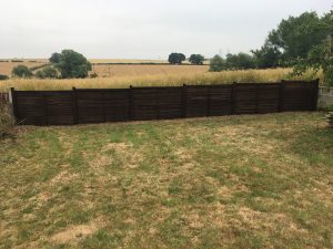 A new fence was installed at this property in Market Harborough, Corby.