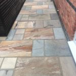 The Indian Sandstone Patio that TDJ Construction installed in Kettering.