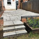 Another view of the completed patio in Kettering