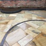 The Indian Sandstone patio in Corby