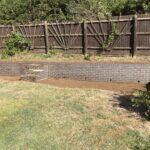 The completed brick wall in Leicestershire. The customer was very pleased with the result