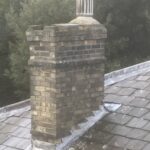 The chimney on the listed building was in need of repair work in Cambridge