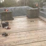 TDJ Construction start repairing both pairs of chimneys