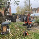 The site clearance begins in Northamptonshire